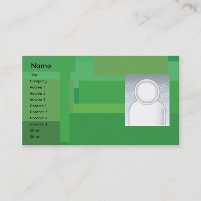Green Shades - Business Card (Front)