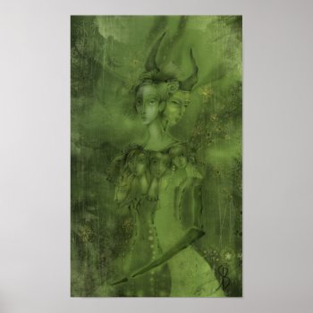 Green Shadow Poster by sonash at Zazzle