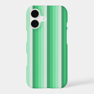 Green shadow stripes iPhone 17 case