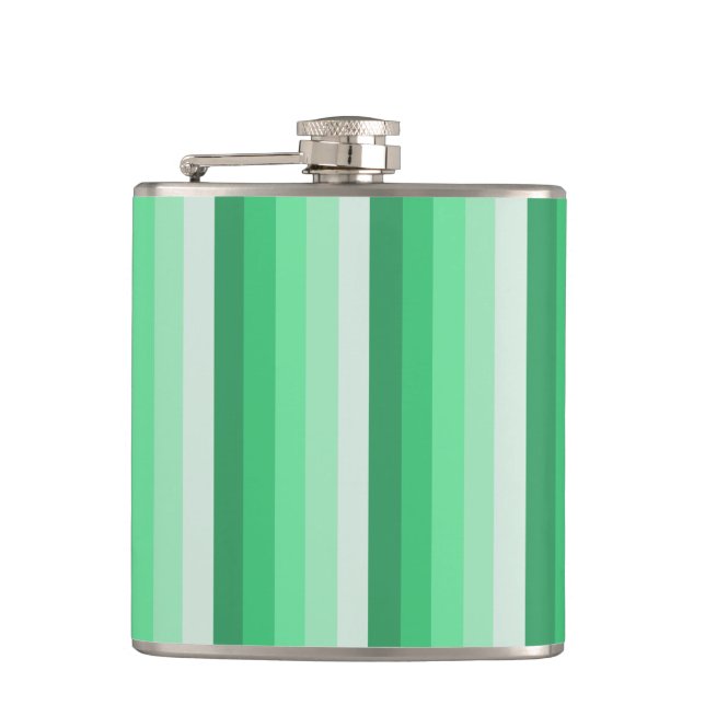 Green shadow stripes flask (Front)