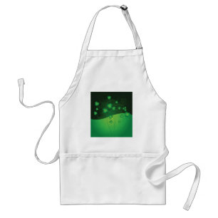 Green Shamrock Clover St Patrick’s Day Luck Adult Apron