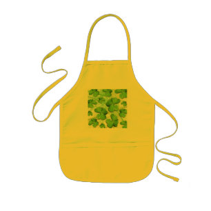 Green Shamrock Clover St Patrick's Day Apron