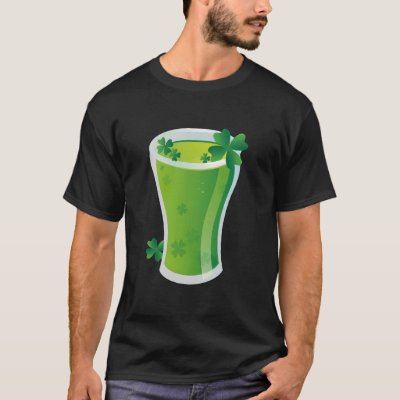 Green Shamrock Drink T-Shirt