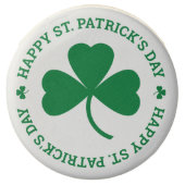 Green Shamrock Happy St. Patrick's Day Chocolate Covered Oreo (Front)