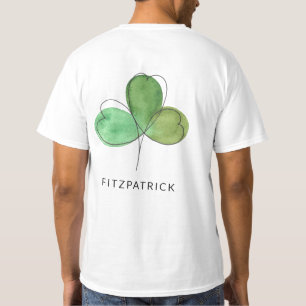 Green Shamrock Irish Heritage T-Shirt