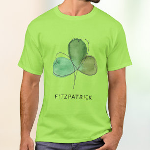 Green Shamrock Irish Heritage T-Shirt