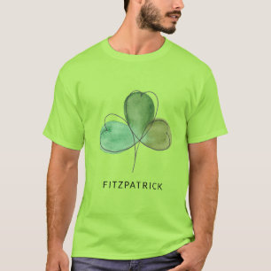Green Shamrock Irish Heritage T-Shirt