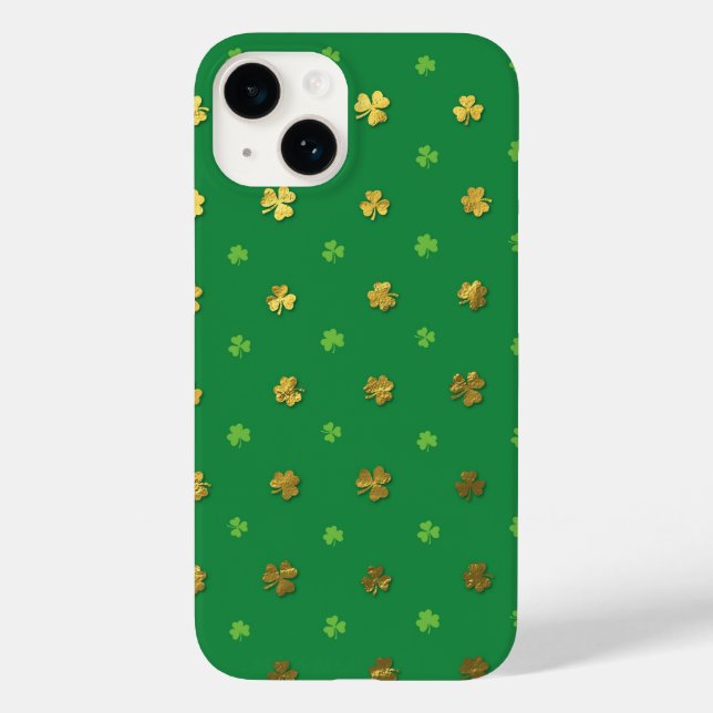 Green Shamrock Irish iPhone / iPad case (Back)