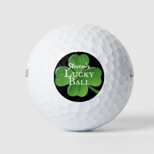 Green Shamrock Lucky Ball St Patrick's Day Custom