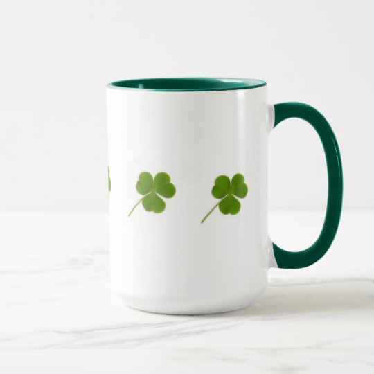 Green Shamrock Mug