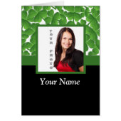 Green shamrock photo template (Front)