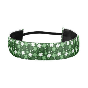 Green Shamrock, St. Patrick's Day Athletic Headband