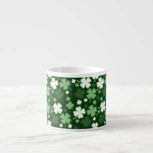 Green Shamrock, St. Patrick's Day Espresso Cup