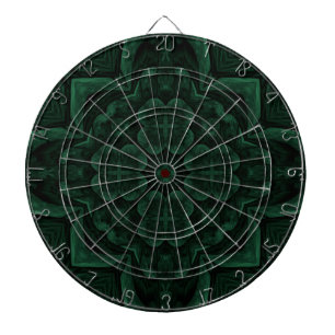 Green Shamrock St. Patrick's Day Holiday Dart Board