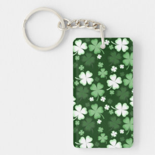 Green Shamrock, St. Patrick's Day Keychain