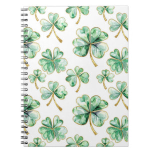 Green Shamrock St. Patrick's Day Notebook