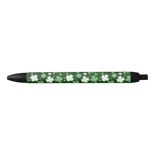 Green Shamrock, St. Patrick's Day Pen (Front)