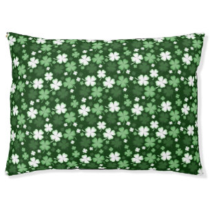 Green Shamrock, St. Patrick's Day Pet Bed