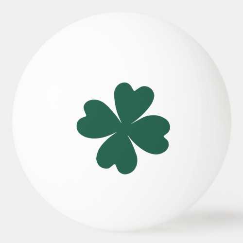 Green shamrock St Patricks Day Ping_Pong Ball