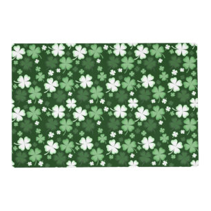 Green Shamrock, St. Patrick's Day Placemat