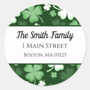 Irish Return Address Labels | Zazzle