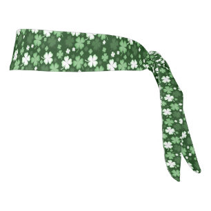 Green Shamrock, St. Patrick's Day Tie Headband