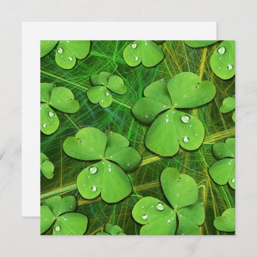 Green Shamrock St Patrick's iPhone 5 Case-Mate (Front/Back)