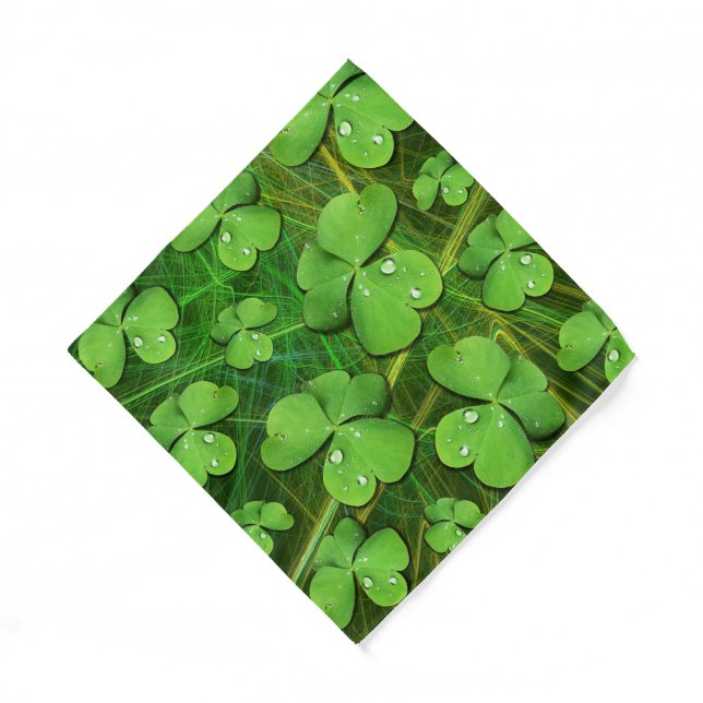 Green Shamrock St Patrick's iPhone 5 Case-Mate Bandana (Front)