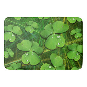 Green Shamrock St Patrick's iPhone 5 Case-Mate Bath Mat