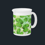 Green Shamrock St Patrick's iPhone 5 Case-Mate Beverage Pitcher<br><div class="desc">Green Shamrock Artistic Design,  Symbol of St Patrick's Day - Digital Art Copyright Bluedakart TheChameleonArt</div>