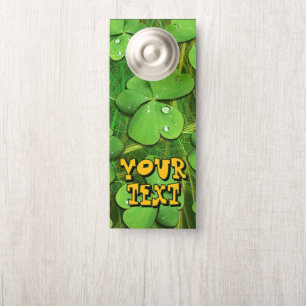 Green Shamrock St Patrick's iPhone 5 Case-Mate Door Hanger