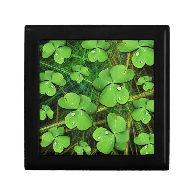 Green Shamrock St Patrick's iPhone 5 Case-Mate Gift Box (Front)