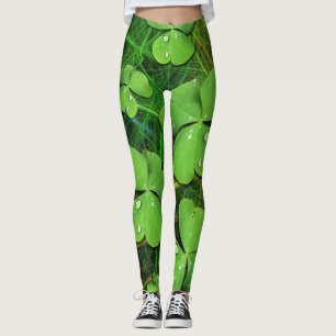 Green Shamrock St Patrick's iPhone 5 Case-Mate Leggings