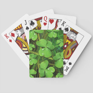 Green Shamrock St Patrick's iPhone 5 Case-Mate Poker Cards
