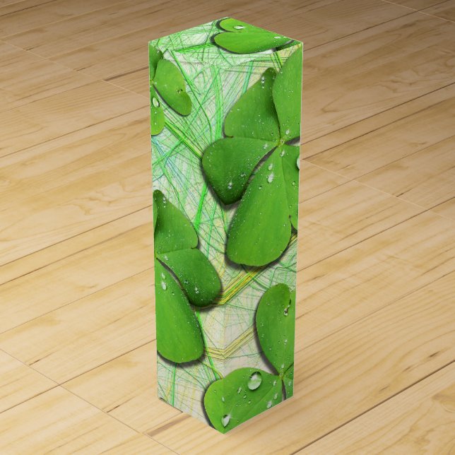 Green Shamrock St Patrick's iPhone 5 Case-Mate Wine Box (Front)