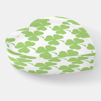 Green Shamrocks Paperweight