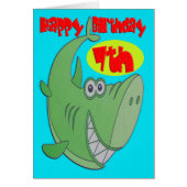 Green Shark Seventh Birthday (Front)