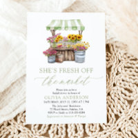 Green She’s Fresh Off The Market Bridal Shower