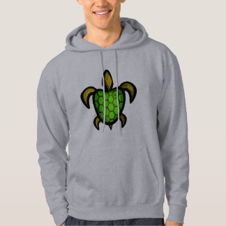 Green Shell Turtle Hoodies