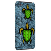 Green Shell Turtle iPod Touch Case (Back/Right)