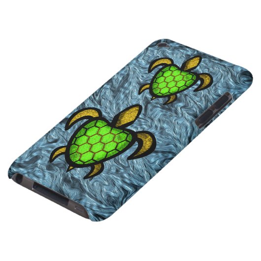 Green Shell Turtle iPod Touch Case (Bottom)
