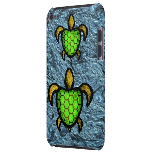 Green Shell Turtle iPod Touch Case (Back Left)