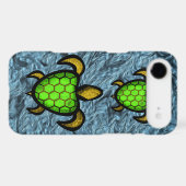 Green Shell Turtle iPod Touch Case (Back (Horizontal))