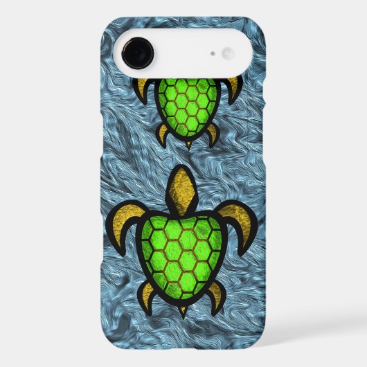 Green Shell Turtle iPod Touch Case (Back)