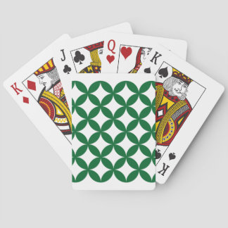 Green Shippo Classic Playing Cards
