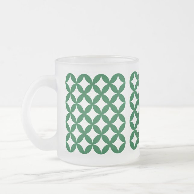 Green Shippo Frosted Mug (Left)