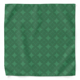 Green Shippo pattern Bandana