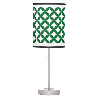 Green Shippo Pattern Table Lamp