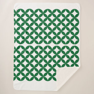 Green Shippo Sherpa Blanket