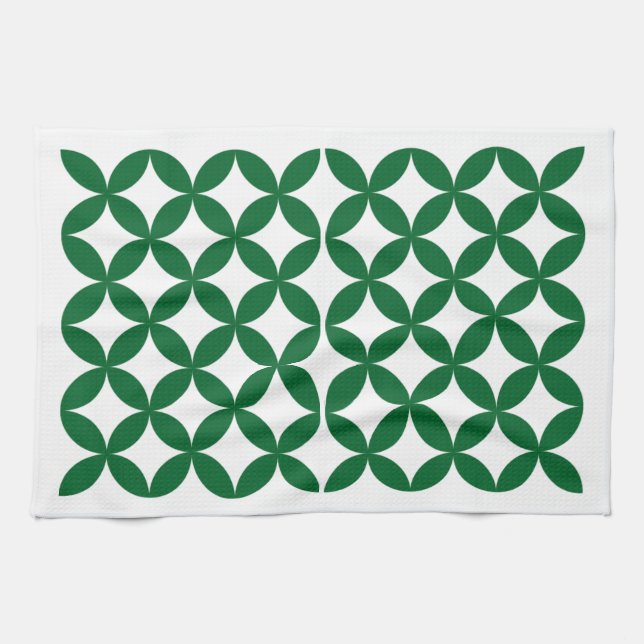 Green Shippo Small Kitchen Towels (Horizontal)